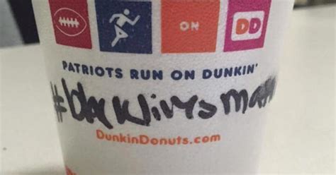 Dunkin Donuts Apologizes For A Controversial Cup Cbs News