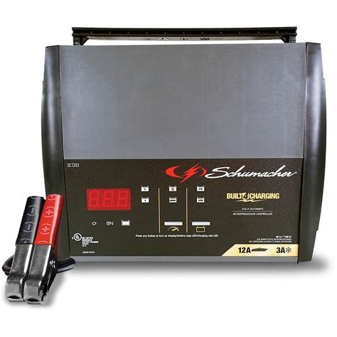 Schumacher Electric Sc1393 12a 6v12v Fully Automatic Battery Charger Academy