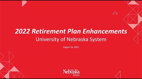 Retirement Plan Enhancements Presentation Youtube