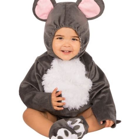 Rubies Costume Baby Grey Mouse Costume, 6-12 Months Costume, ONE-SIZE ...