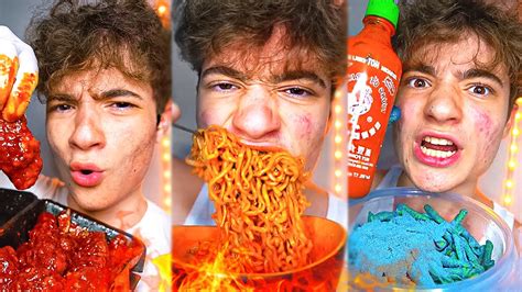 Extreme Spicy Food Tiktok Compilation 2 Spizeethegoat YouTube