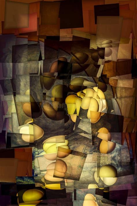 abstract image   geometric shapes stock illustration