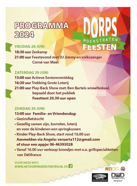 Dorpsfeesten Het Dorp Moerstraten