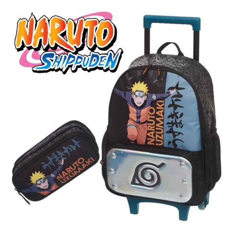 Kit Mochila Escolar Naruto Rodinha MercadoLivre