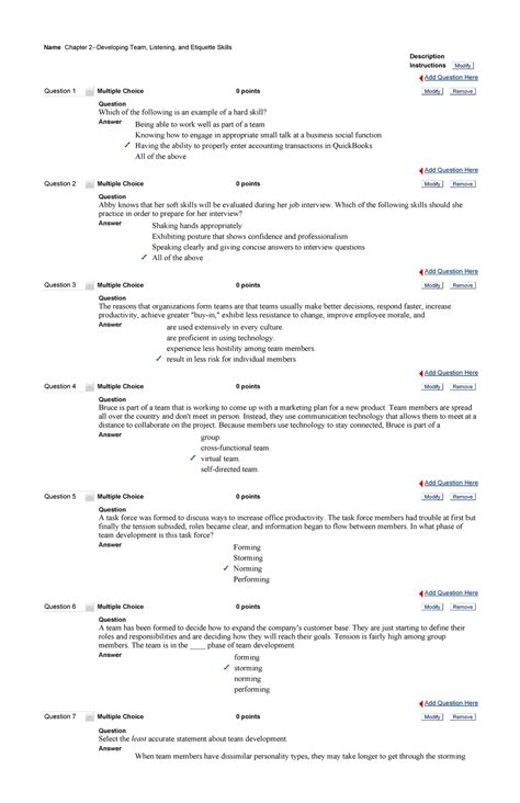 Sample Practice Exam Questions And Answers Name Chapter 2 Developing