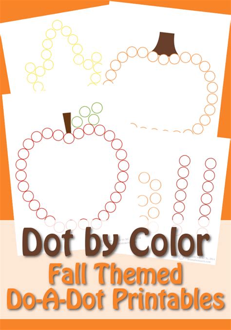 Fall Dot To Dot Coloring Pages