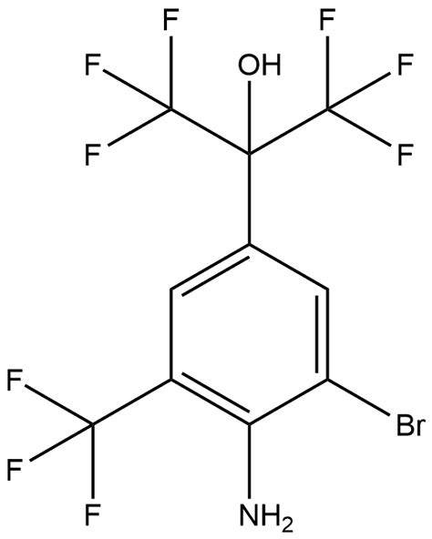 4 Amino 3 bromo ɑ ɑ 5 tris trifluoromethyl benzene methanol 1322745 66 3