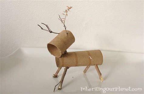 Toilet Paper Roll Reindeer DIY Inspired