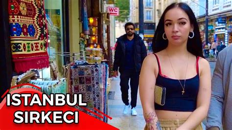 Sirkeci Attractive Place In T Rkiye Stanbul Walking Tour K Uhd