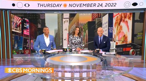 Hd Cbs Mornings Headlines Open And Closing November 24 2022 Youtube