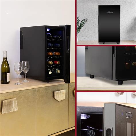 Koolatron 10 Bottle Wine Cooler Thermoelectric Freestanding Wine Fridge