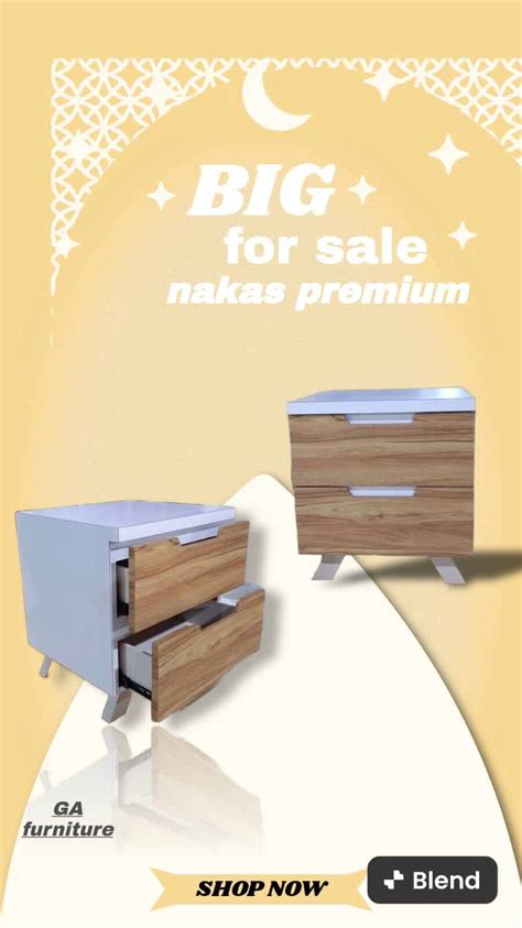 Meja Nakas Samping Tempat Tidur Bahan Multiplek Lapis Hpl Lazada