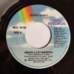 George Strait – Amarillo By Morning (1982, Vinyl) - Discogs