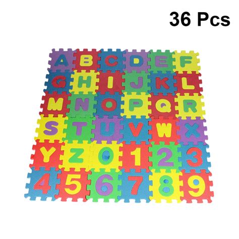 36 Pieces Numbers Foam Mat - Kids Puzzle Exercise Play Mat