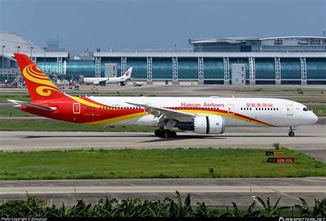 B 207J Hainan Airlines Boeing 787 9 Dreamliner Photo By Ziyouzizai ID