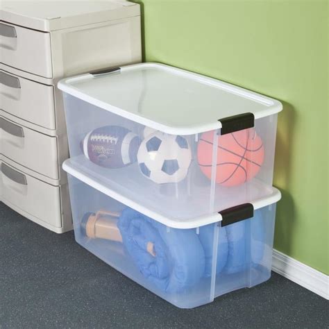 Sterilite Ultra Qt Clear Latching Storage Box By Sterilite At Fleet