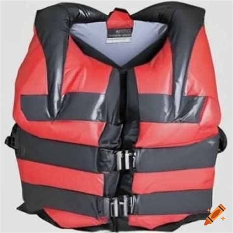 Pvc Suit Inflated Life Jacket On Craiyon