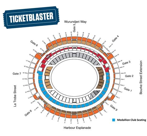 Marvel Stadium Seating Chart