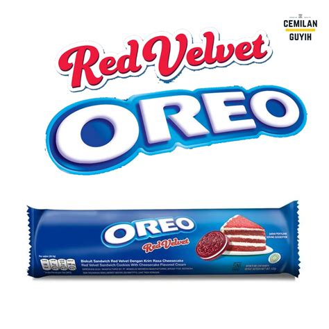 Jual Oreo Red Velvet Halal Mui 133g Shopee Indonesia