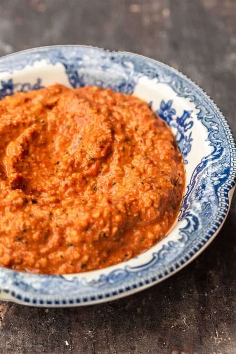 Best Romesco Sauce Recipe Minutes L The Mediterranean Dish