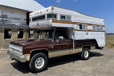 Powered Chevrolet K Scottsdale X W Caveman Camper For