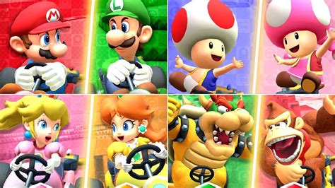 Mario Kart Tour All Team Rally Trailers Youtube