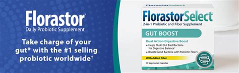 Amazon Florastor Select Gut Boost Daily Probiotic Prebiotic