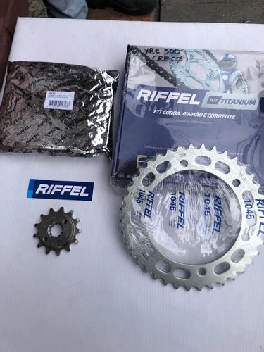 Kit Arrastre Riffel Titanium Honda Xre 300 Cadena Reforzada Envío gratis