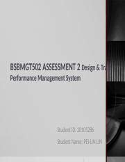 Design Train Performance Management System Pptx Bsbmgt