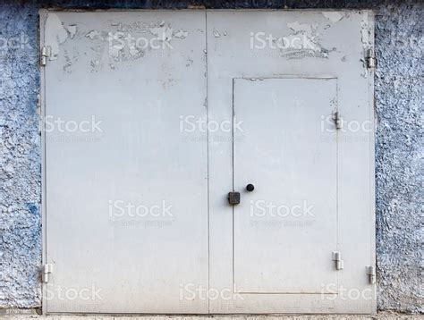 Old Metal Warehouse Door Stock Photo Download Image Now Abstract