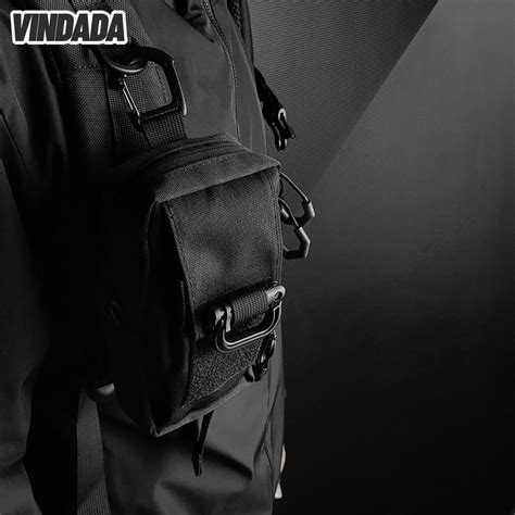 Backpack Shoulder Strap Bag With Double Zipper Pocket Tactical Molle