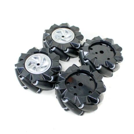 Buy Mm A Mecanum Wheel Compatible With Mm Coupling Pack Of