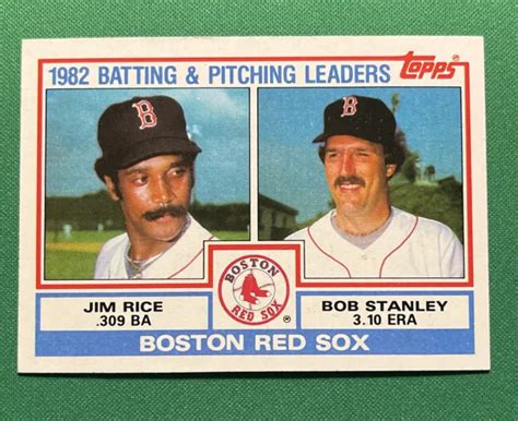 Carte De Baseball Topps Jim Rice Hof Boston Red Sox Team Eur