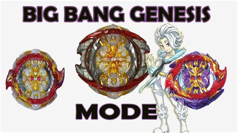 Big Bang Regalia Genesis Hybrid MODE Beyblade Burst RICE GT