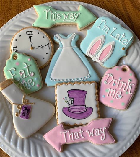 Alice in Wonderland Cookies - Etsy