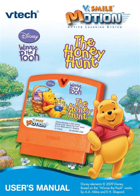 V.Smile Motion: Winnie the Pooh - Manual - VTech