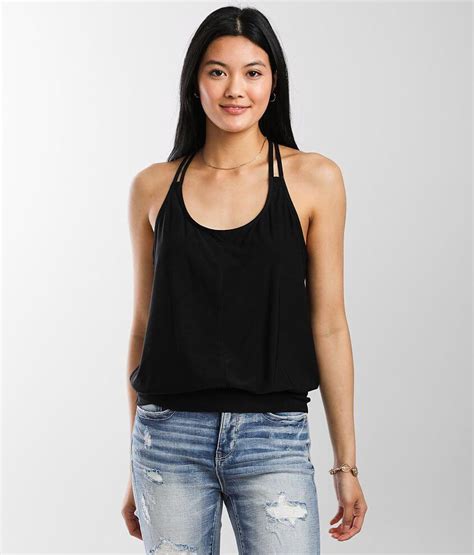 Daytrip Lace T Back Tank Top Women S Tank Tops In Black Buckle