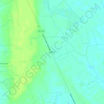 Mapa Topogr Fico Nakina Altitude Relevo