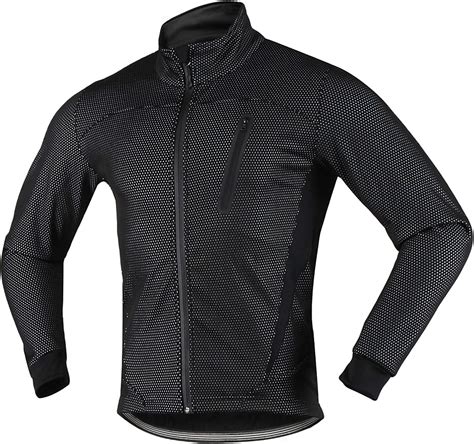 Mens Waterproof Cycling Jacket Thermal Bike Coat Winter Hi Vis