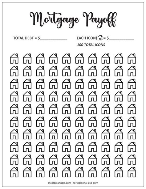 Free Mortgage Payoff Tracker Printable In Mortgage Payoff