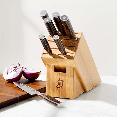 Shun Premier 8 Piece Professional Knife Block Set Reviews Crate