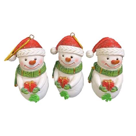 Wee Snowmen Ornament Set Of Bridgets Of Erin