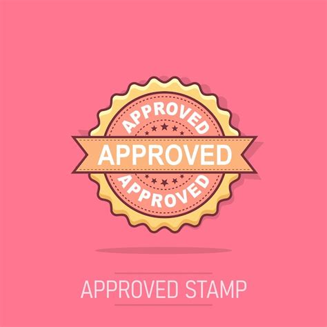 Premium Vector Approved Seal Stamp Vector Icon Approve Accepted Badge