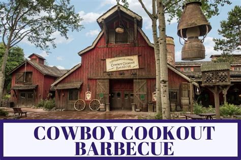 Cowboy Cookout Barbecue Disneyland Paris