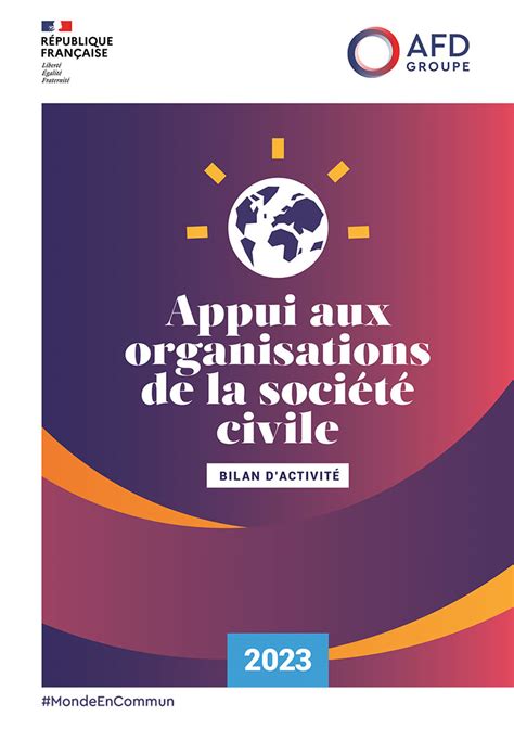 Appui Aux Organisations De La Soci T Civile Bilan D Activit