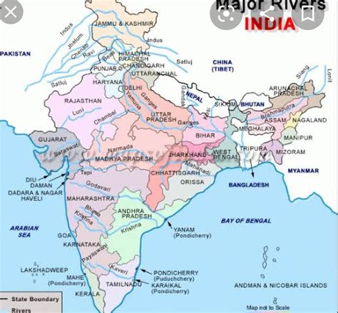 Indus And Ganges River Map