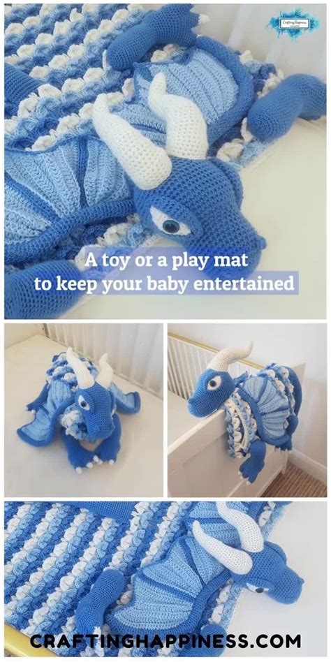 3in1 Ice Dragon Baby Blanket Artofit