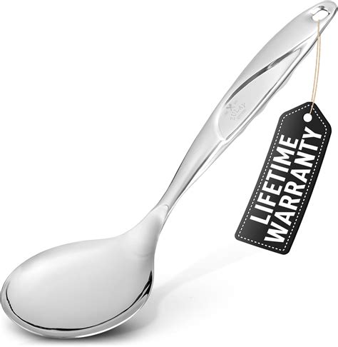 Zulay Kitchen Stainless Steel Serving Spoon Large