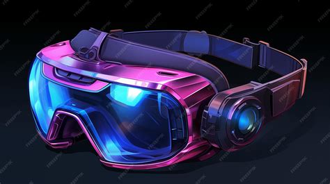 modern highdefinition virtual reality headset digital concept