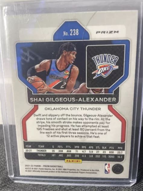 Shai Gilgeous Alexander Panini Prizm Viola Wave Prizm Okc